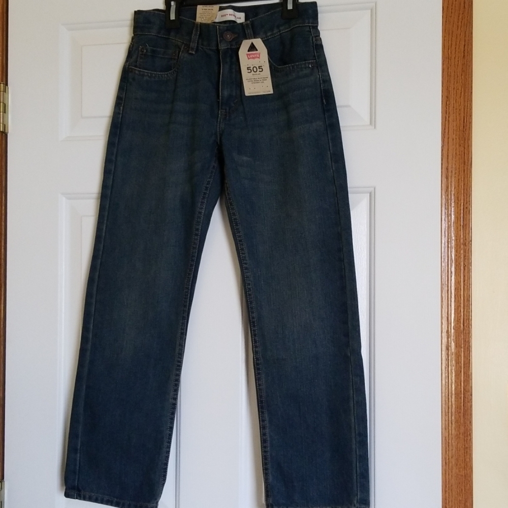 NWT Boys Levi's 505 regular jeans size 12